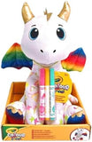 213213 Crayola Colour Me Plush  Peluche da 25 cm da colorare e lavare con 3 pen