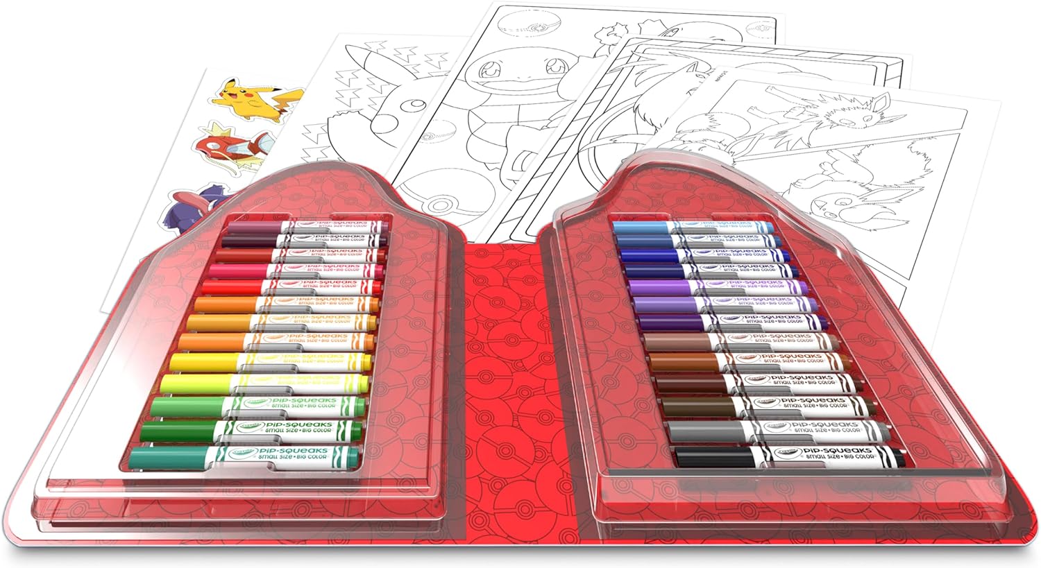 04-0785 CRAYOLA - Valigetta Colori & Adesivi Pokémon