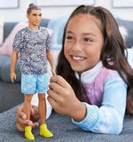 Mattel Barbie Fashionistas Ken #204  Bambola Ken Fashion con Man Bun