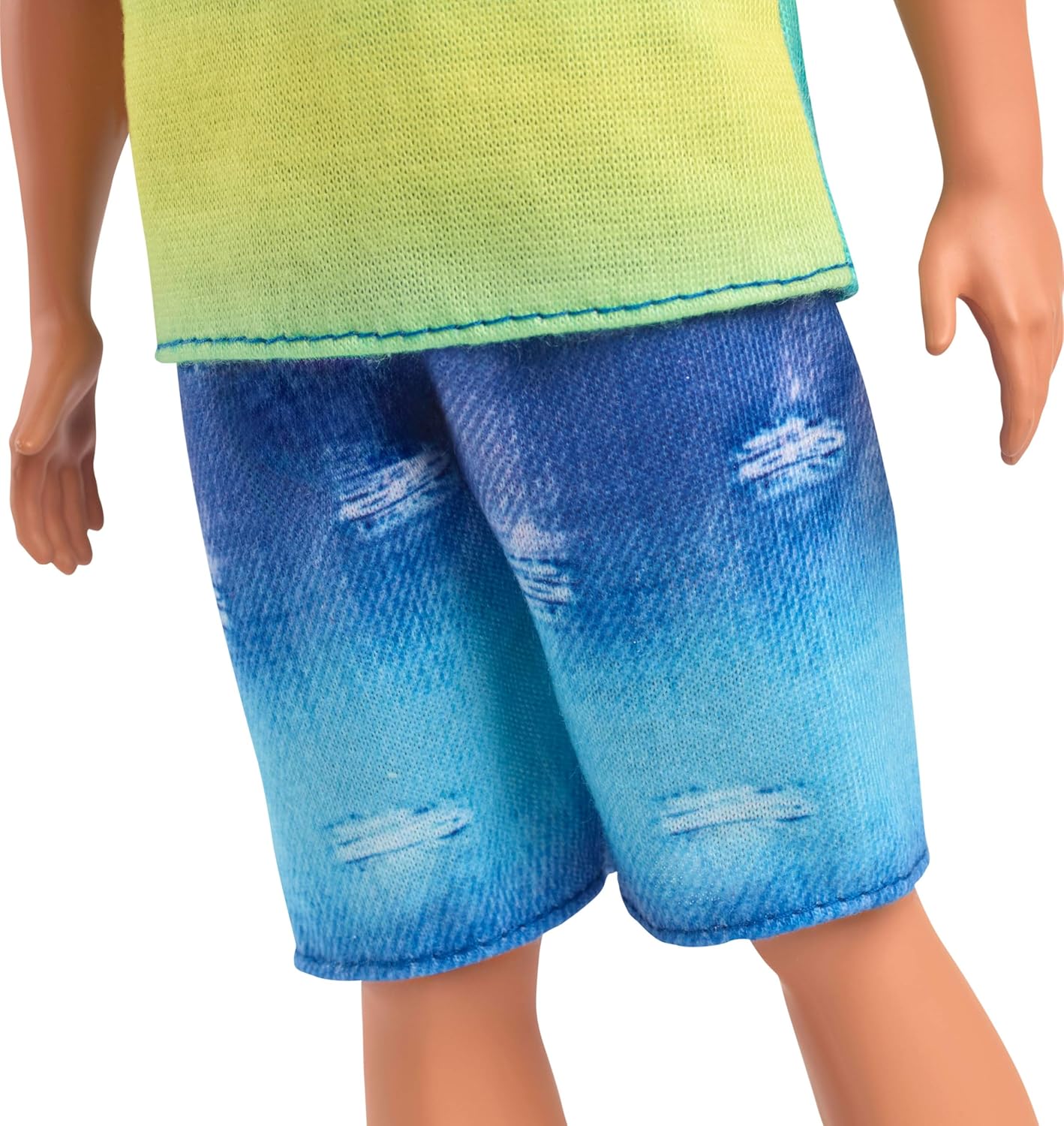 Mattel Barbie Fashionistas Ken #236  Bambola Ken con Capelli Neri, Canotta Blu