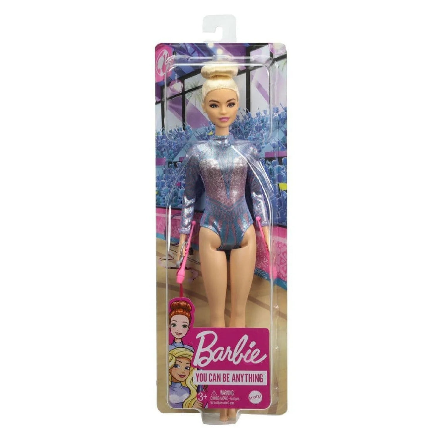 Mattel Barbie Ginnasta GTN65  Bambola Bionda con Body Colorato