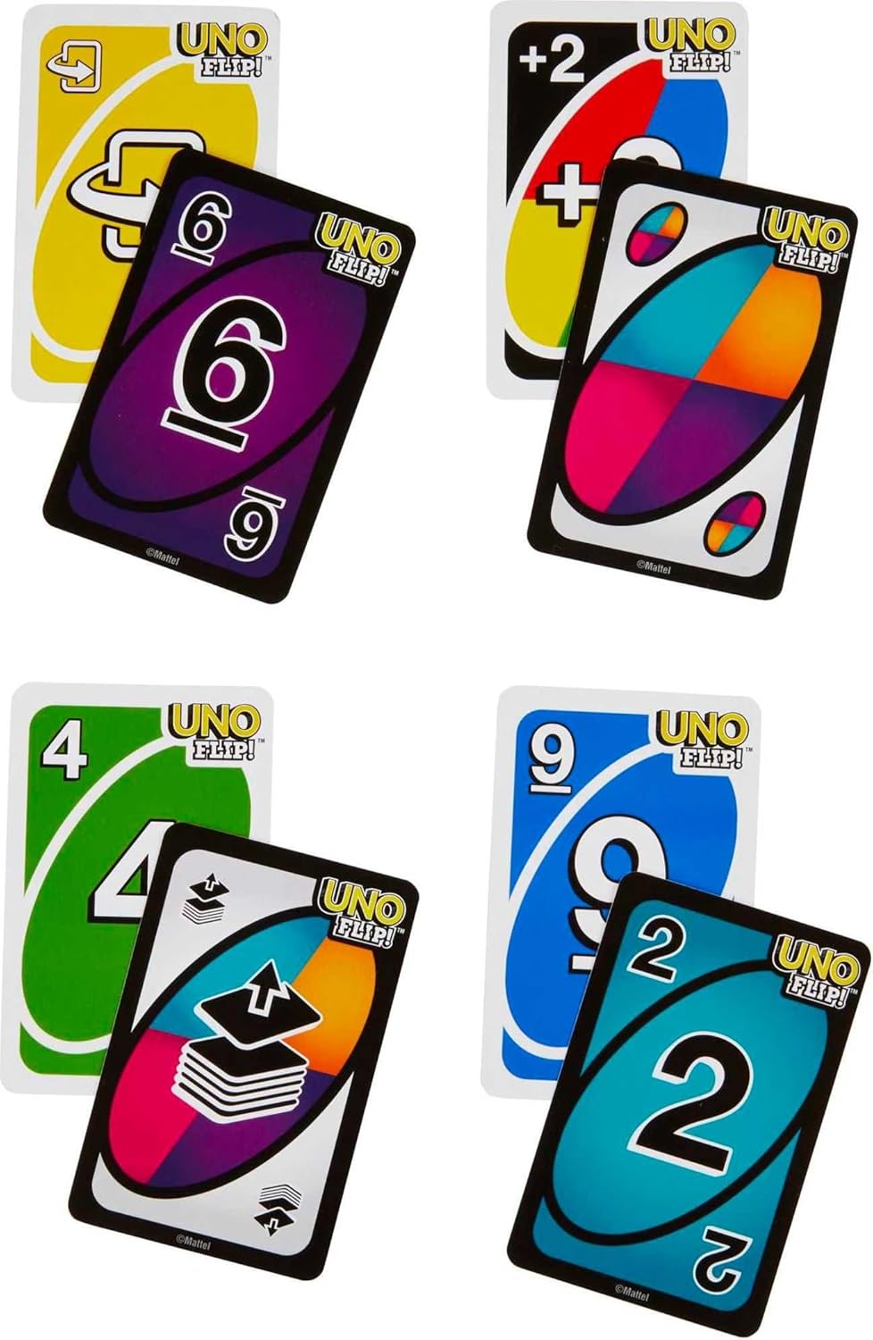 GDG37 UNO Flip Mattel Games Gioco di Carte con 112 Carte Fronte/Retro e  Special