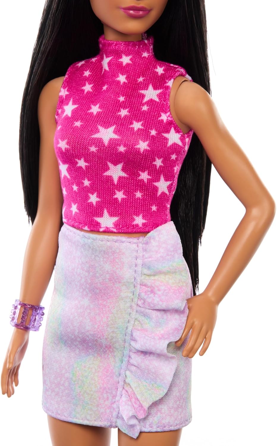 Barbie Fashionistas n. 215 65° Anniversario con Top Rosa e Gonna Cangiante HRH13