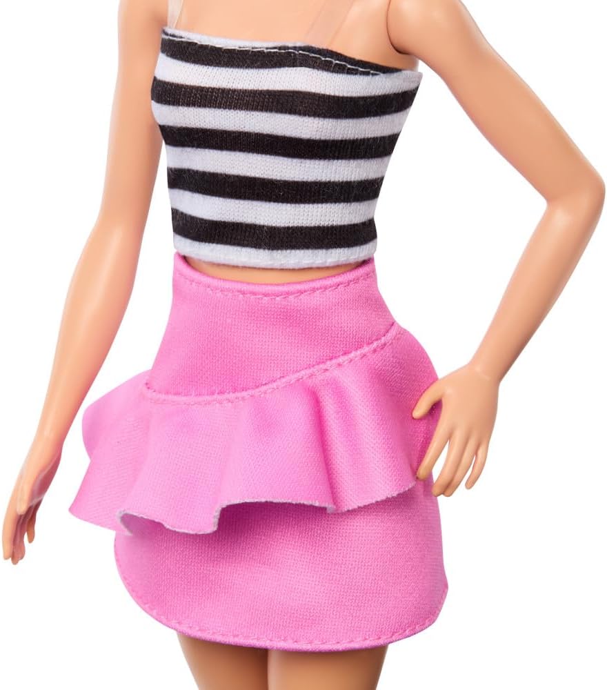 Barbie Fashionistas n. 218 65° Anniversario con Capelli Blu e Outfit Arcobaleno