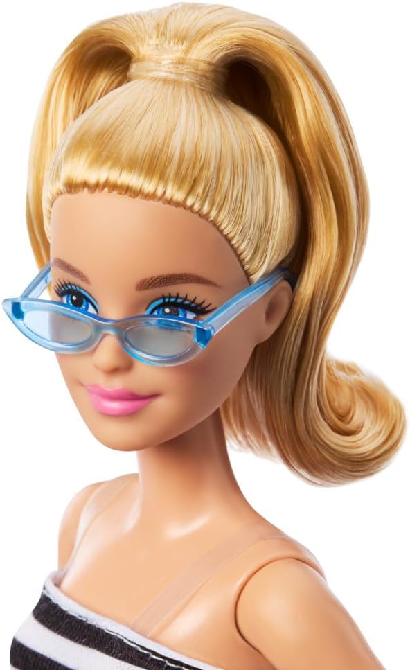 Barbie Fashionistas n. 218 65° Anniversario con Capelli Blu e Outfit Arcobaleno