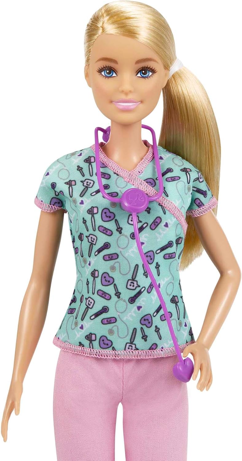 Barbie Carriere  Bambola Infermiera GTW39 con Accessori