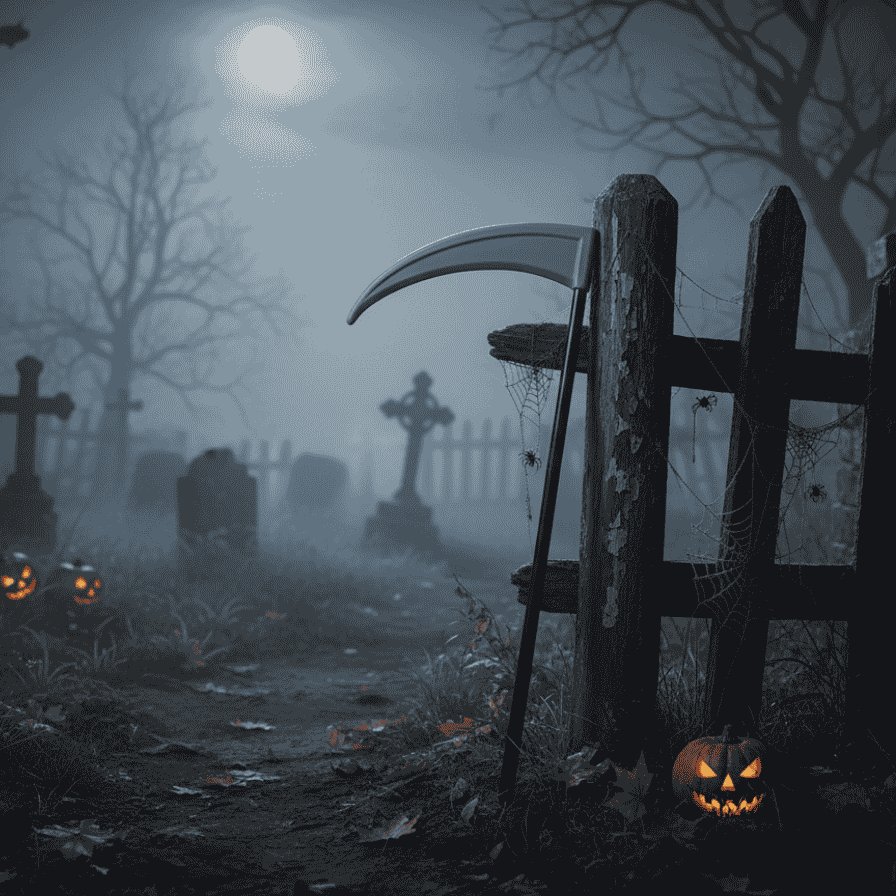 Falce  40Cm  Halloween Decorazioni e Accessori