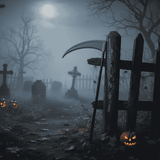 Falce  40Cm  Halloween Decorazioni e Accessori