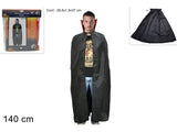 Mantello Dracula Adulto 140cm  Costume Vampiro di Halloween