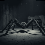 Ragno Nero Gigante Halloween  Decorazione Spaventosa con Zampe Lunghe