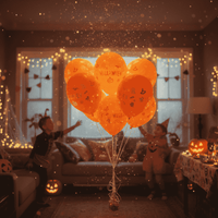 Busta 8 Palloncini Happy Halloween B-234  Decorazioni Festa