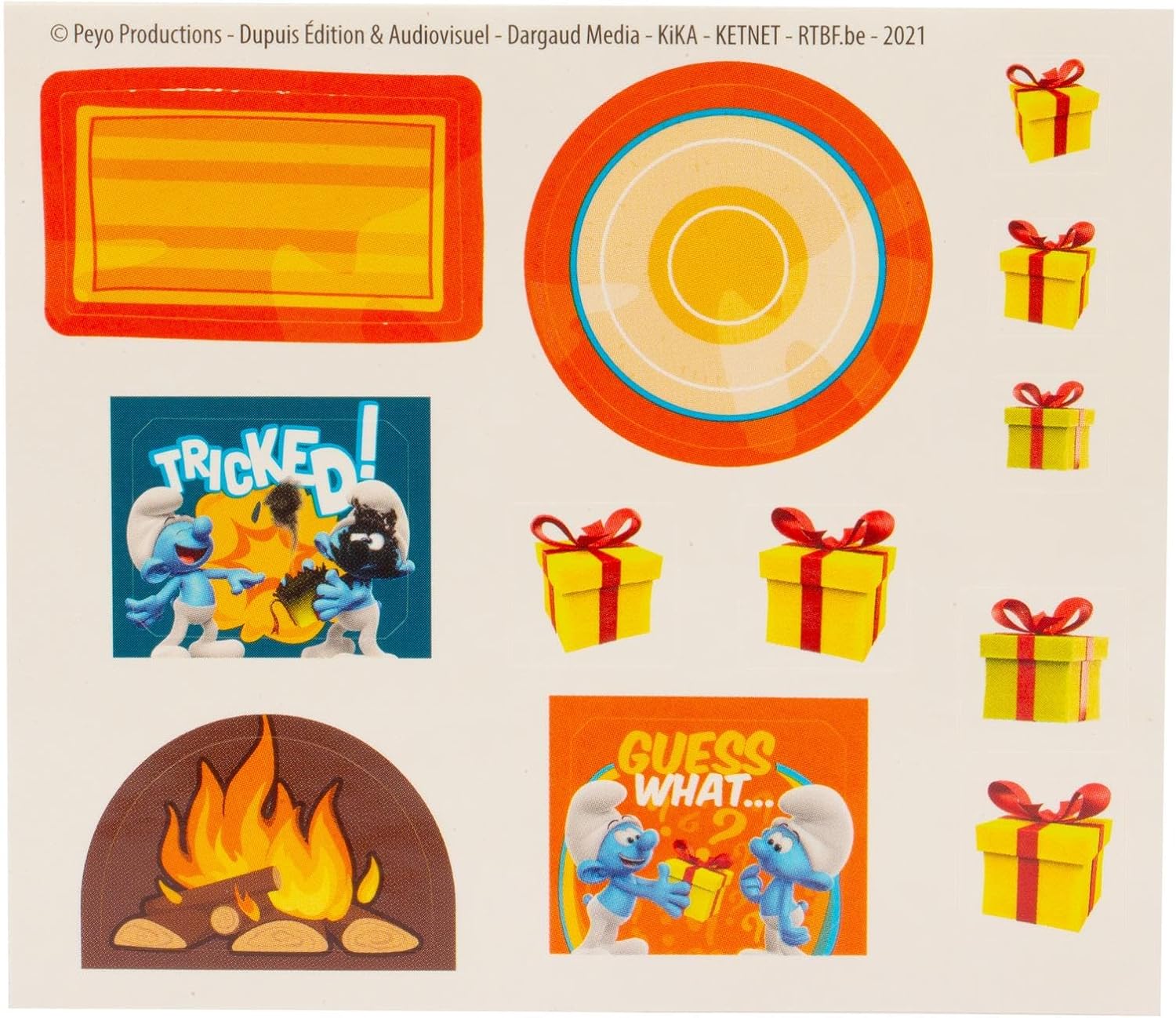 PUF20200  Giochi Preziosi Puffo Burlone con Casetta Tetto Arancione e Accessori