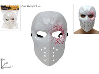 Maschera Halloween Bianca con Macchie di Sangue  MSK-2