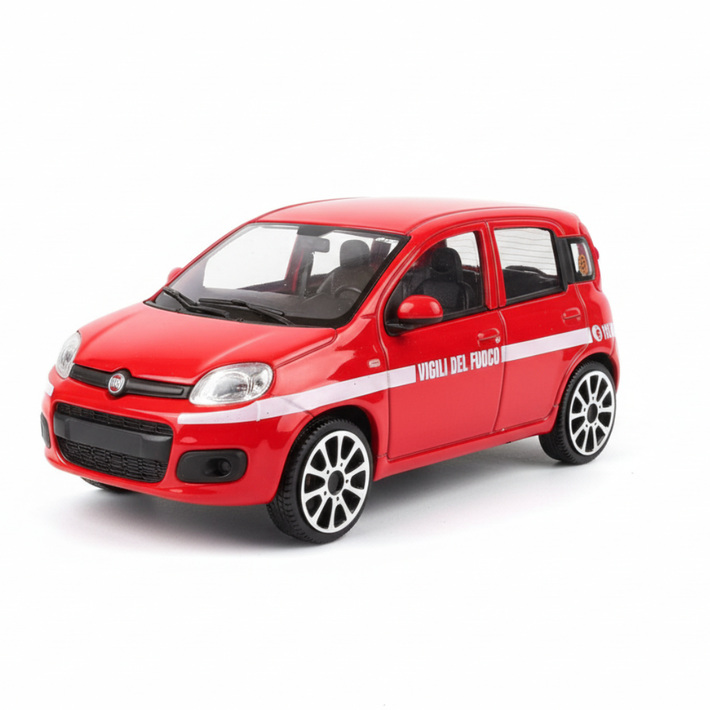 18-01 Bburago Street Fire Auto Vigili del Fuoco Panda 1:43