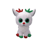 T37383 TY Beanie Boos Snowdrop 15 cm Peluche Renna Natalizia con Corna Glitter