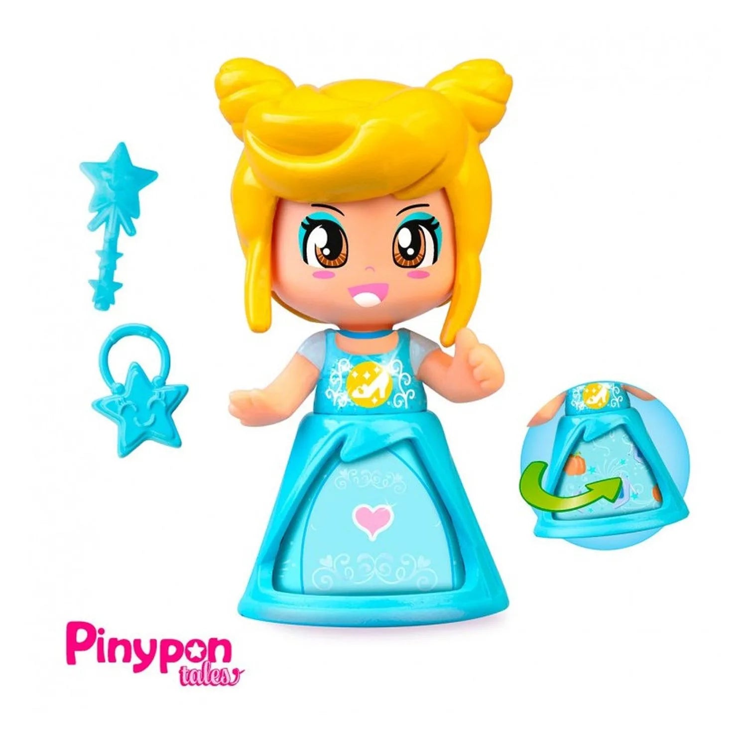 Famosa Pinypon Disney Principesse  Mini Figure Cenerentola Collezionabile