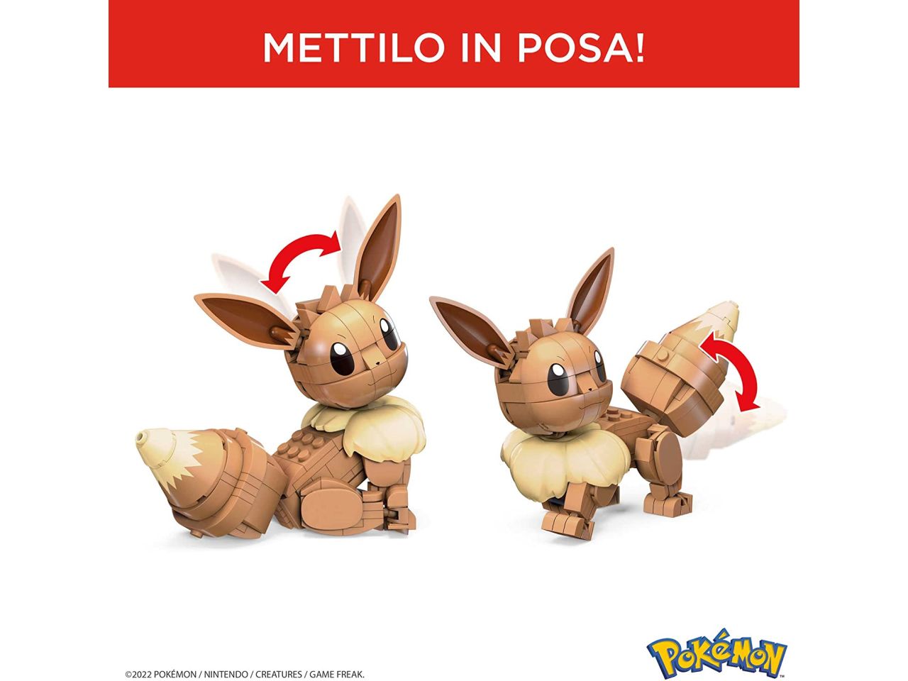 Mega Pokémon Eevee  Set da Costruzione 215 Pezzi da Collezione