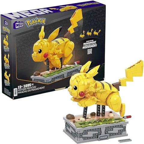 MEGA Pokémon Kinetic Pikachu HGC23  Set Costruzioni 1092 Pezzi con Arti Snodati
