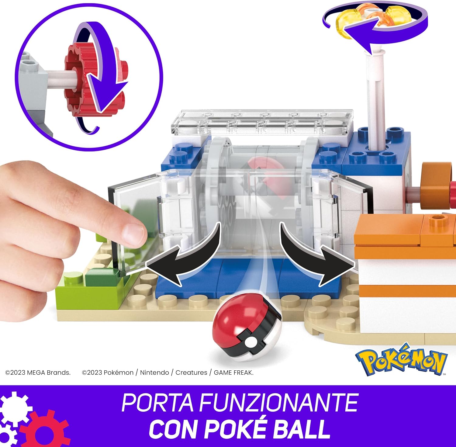 MEGA Pokémon Centro Pokémon HNT93 Set Costruzioni Pikachu, Eevee Chansey Togepi