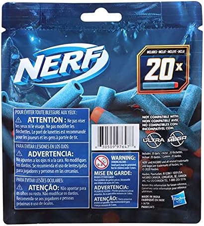 Hasbro Nerf Elite 2.0  Set Ricambio 20 Dardi Ufficiali per Blaster