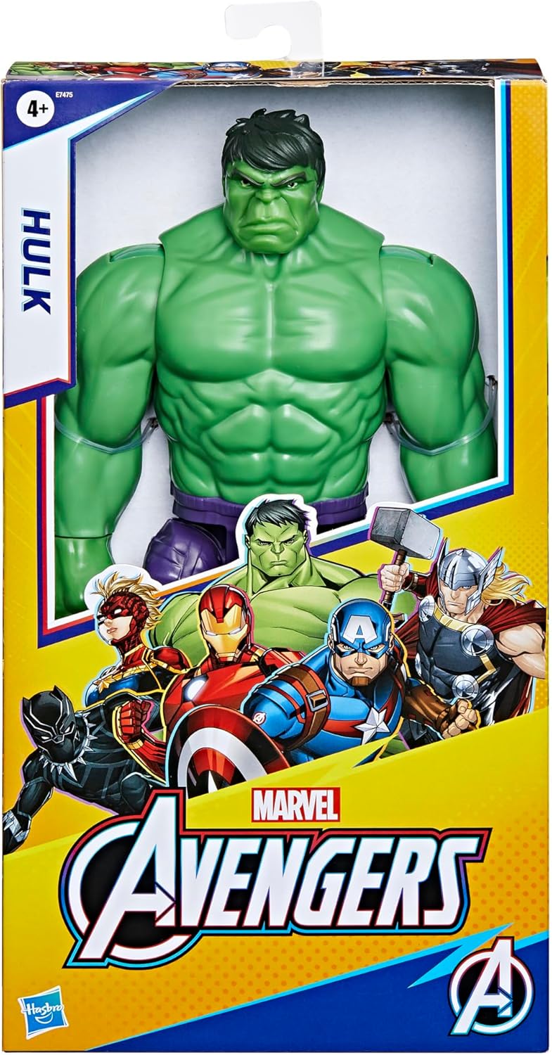 Marvel Avengers Titan Hero Hulk Deluxe 30 cm  Action Figure Hasbro con Blast Ge