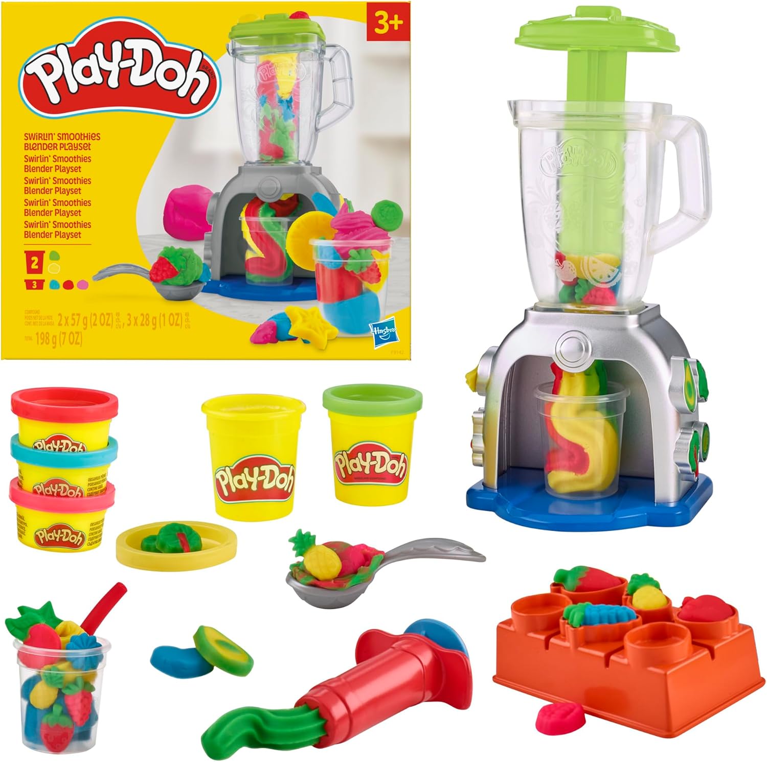 Play-Doh Swirlin’ Smoothies  Playset Frullatore Creativo con Pasta da Modellare