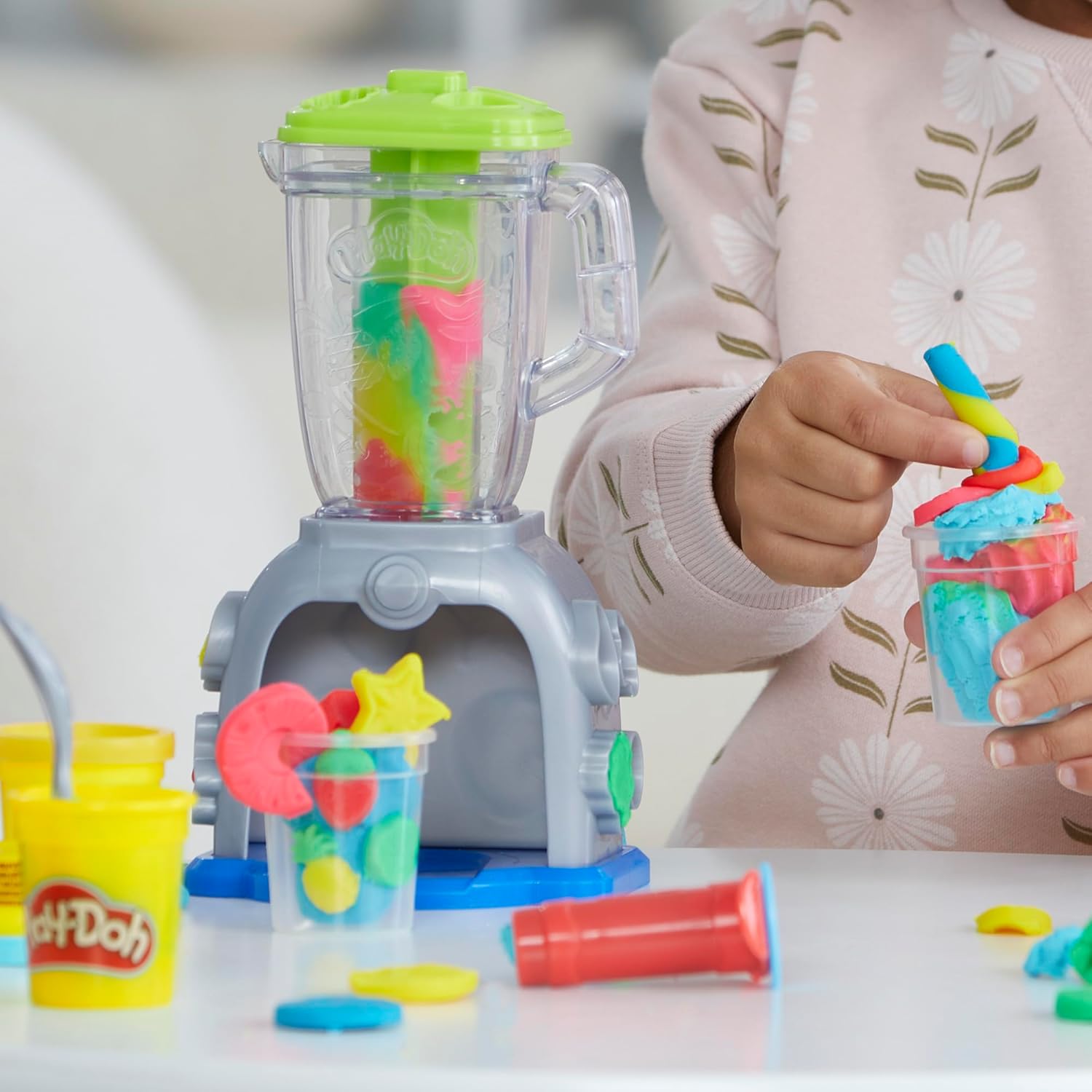 Play-Doh Swirlin’ Smoothies  Playset Frullatore Creativo con Pasta da Modellare