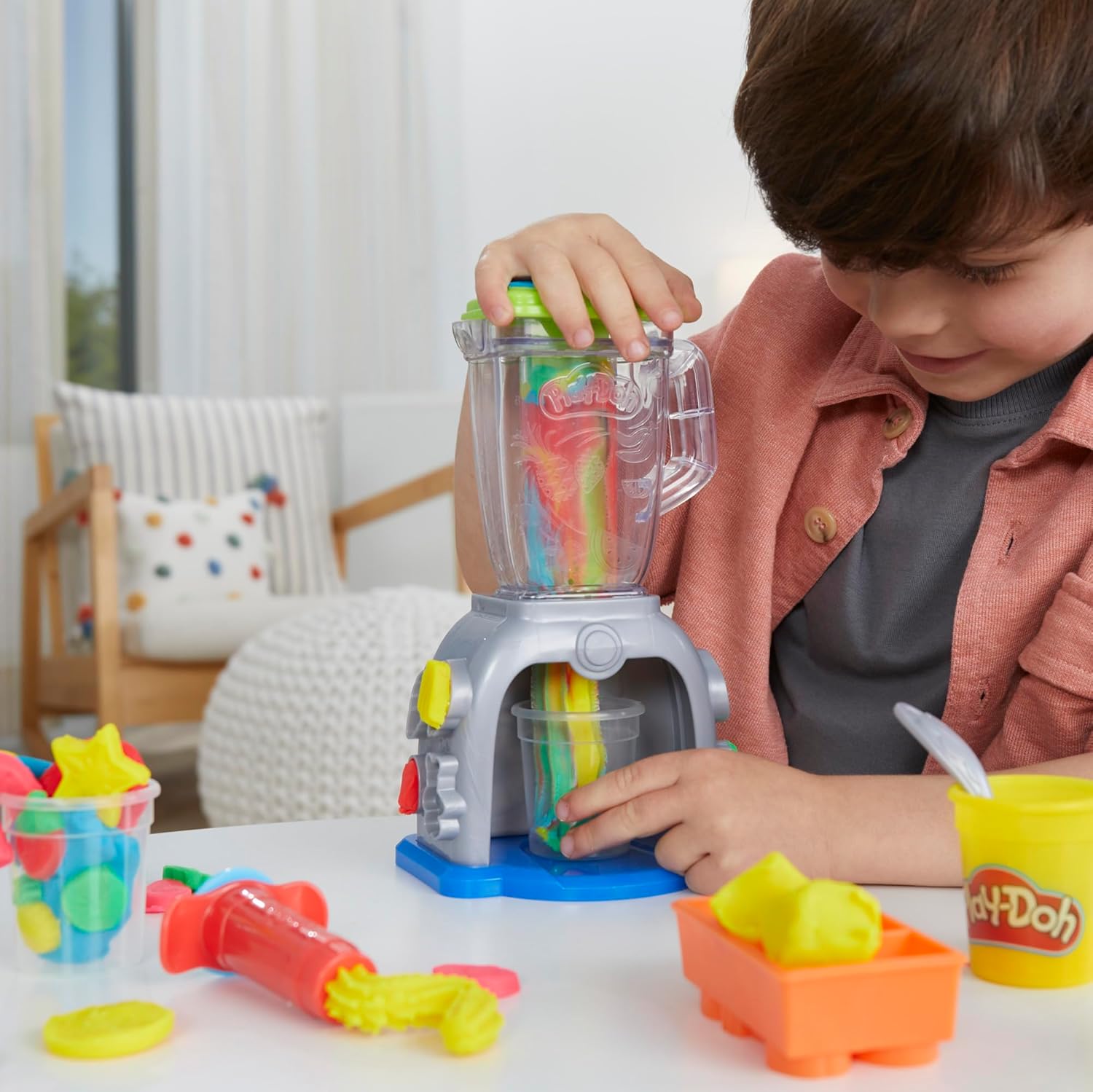 Play-Doh Swirlin’ Smoothies  Playset Frullatore Creativo con Pasta da Modellare