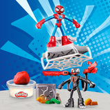 Play-Doh Marvel Spider-Man Lancia e Taglia  Set Creativo con 2 Action Figure