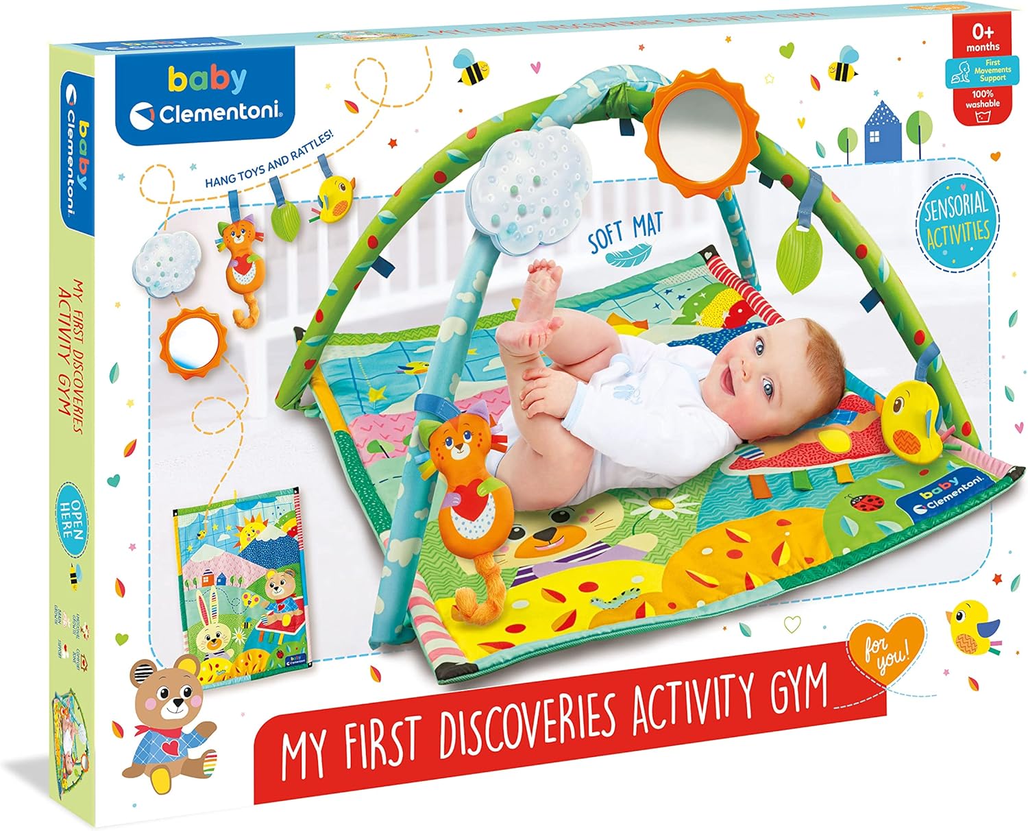 Clementoni Baby My First Discoveries Activity Gym palestrina Multisensoriale0