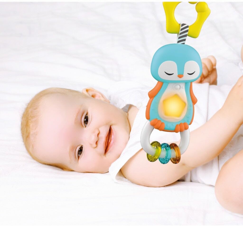Clementoni Sonaglino Interattivo Pinguino Gioco Multicolore 3-36 Mesi