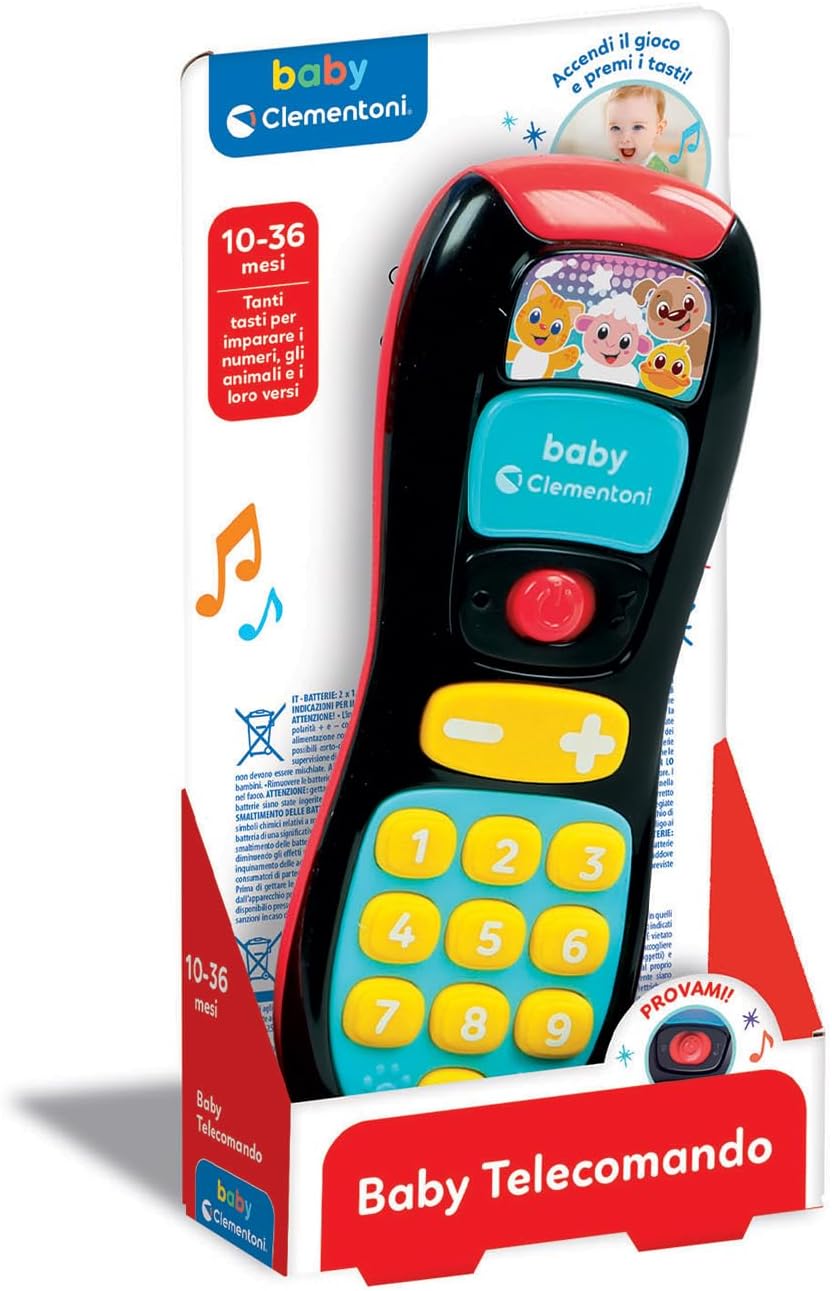 Clementoni Baby  Baby Telecomando | Gioco Educativo Prima Infanzia 10-36 Mesi