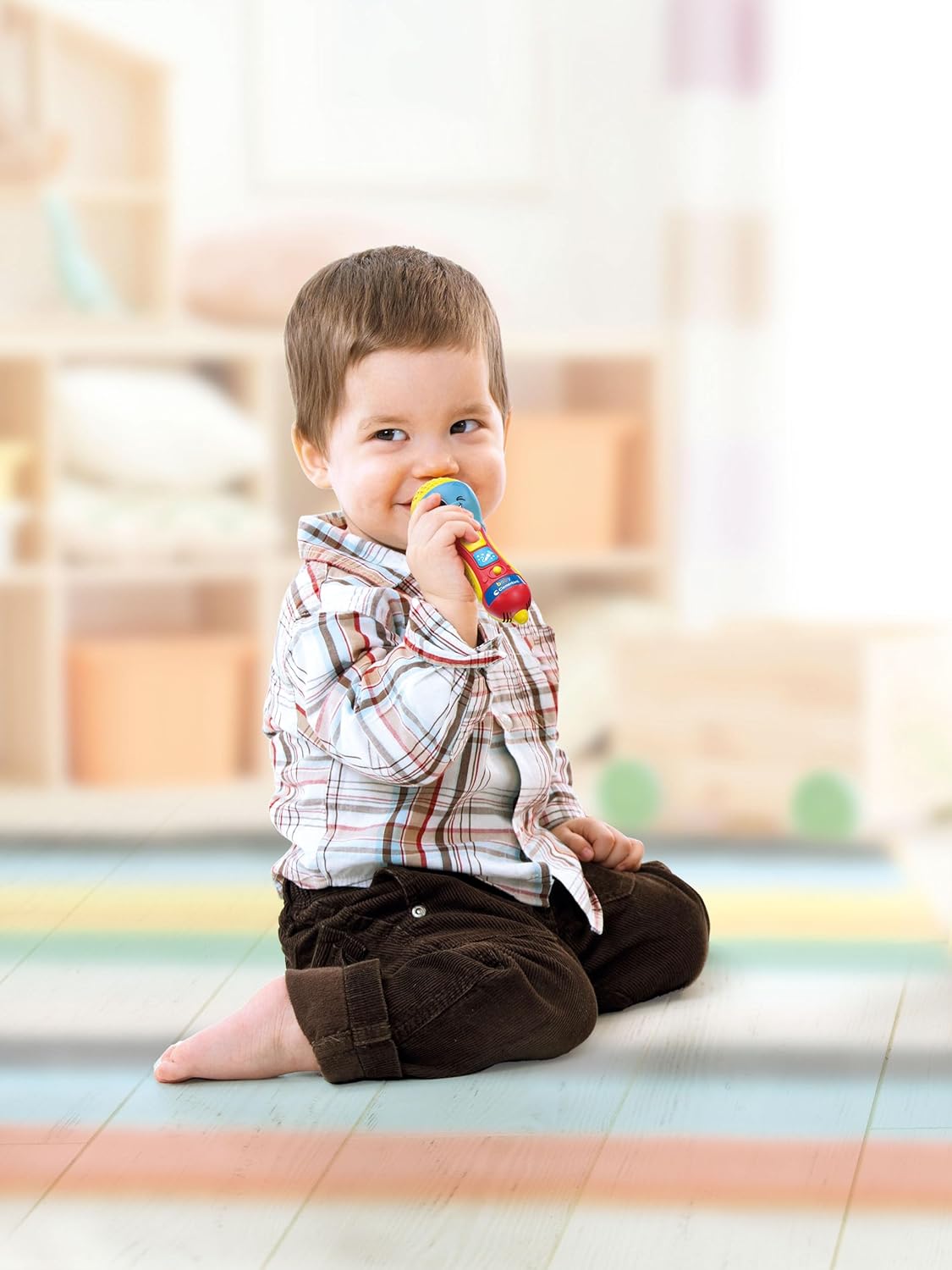 Clementoni Baby Microfono  Gioco Musicale Elettronico con Luci e Suoni