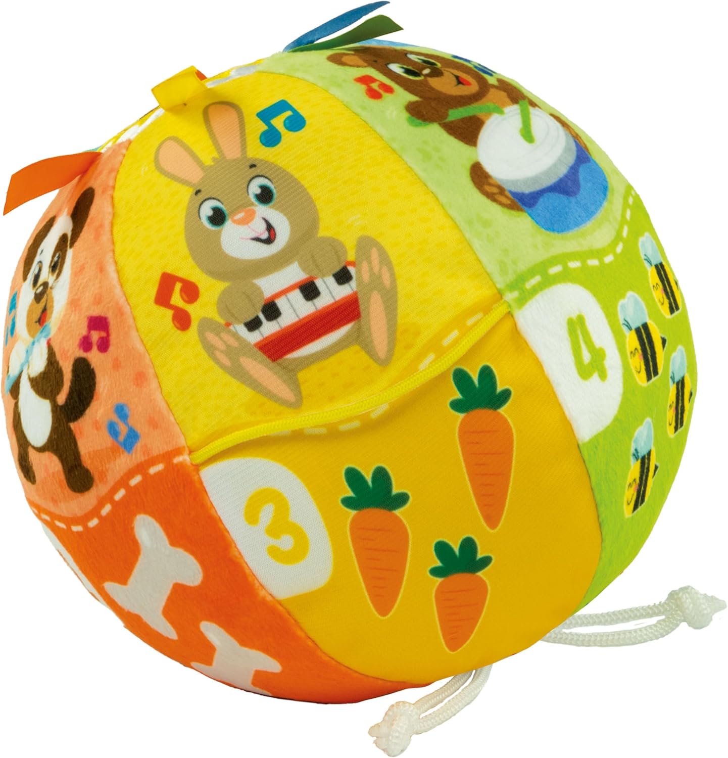 Clementoni Baby  Palla Suona e Canta  Gioco Musicale Interattivo 6+ Mesi