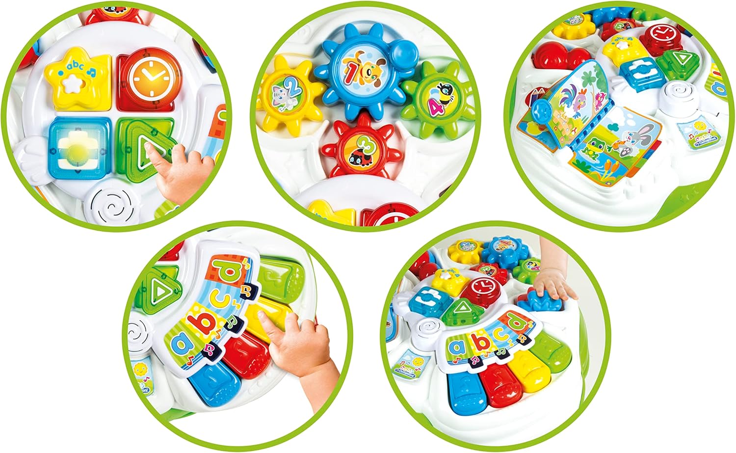 Baby Clementoni  Tavolo Prime Scoperte Gioco Educativo Interattivo da 10-36 mesi