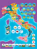 Clementoni Italia Puzzle Magnetico Gioco Educativo 4 in 1 con Mappa dell’Italia