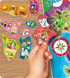 Clementoni Italia Puzzle Magnetico Gioco Educativo 4 in 1 con Mappa dell’Italia
