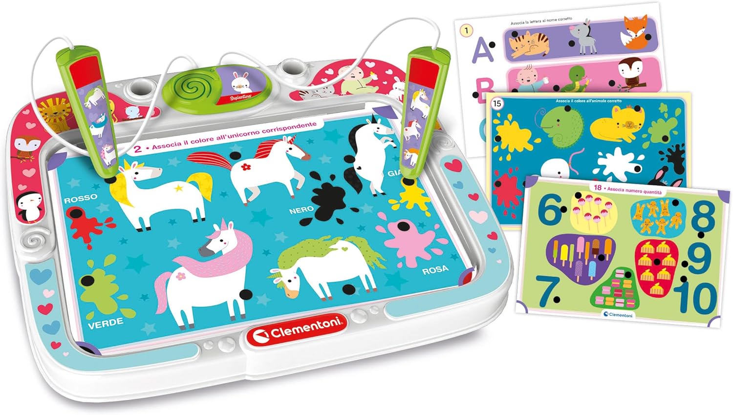 Clementoni Sapientino Bambina  Gioco Educativo con Penne Parlanti