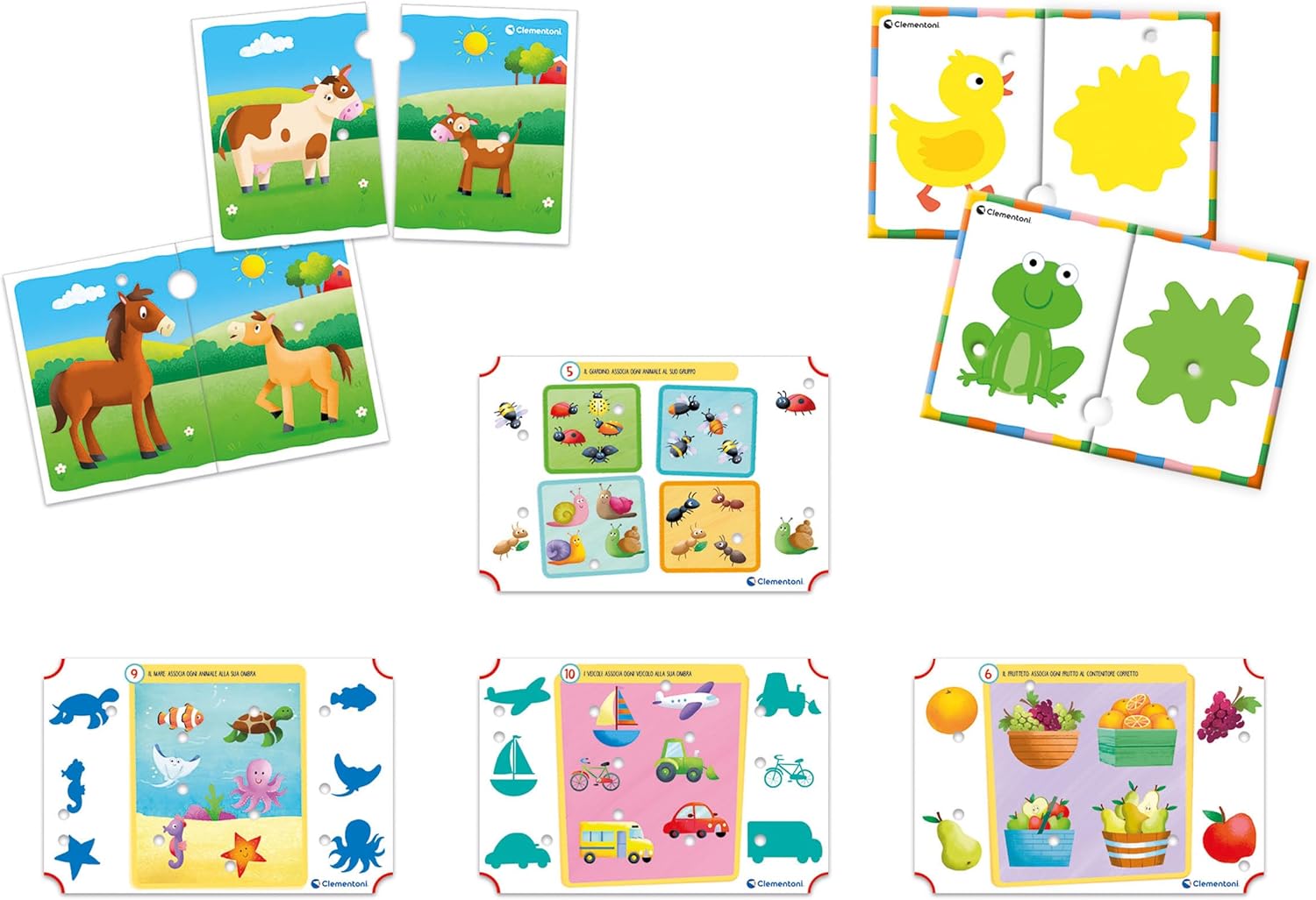 Clementoni Sapientino Montessori Banchetto Educativo Schede e Penne Interattive