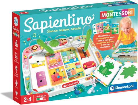 Clementoni Sapientino Montessori Banchetto Educativo Schede e Penne Interattive
