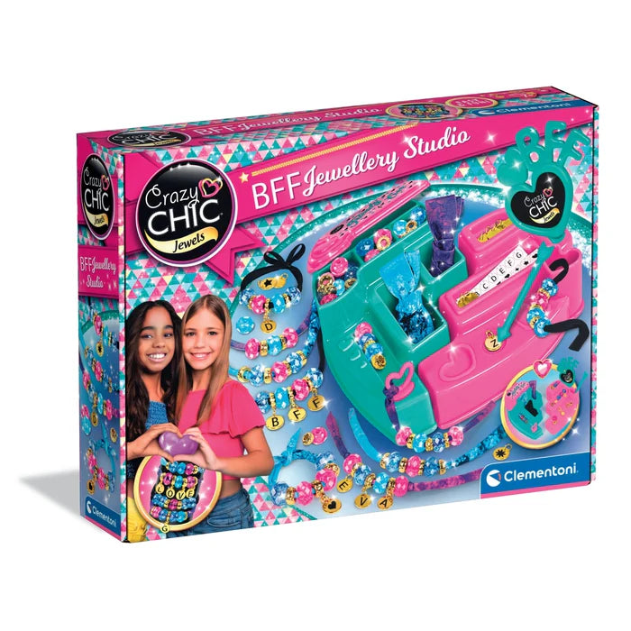 Clementoni CC_BFF JEWELS aboratorio per Creare Braccialetti e Gioielli dell amic