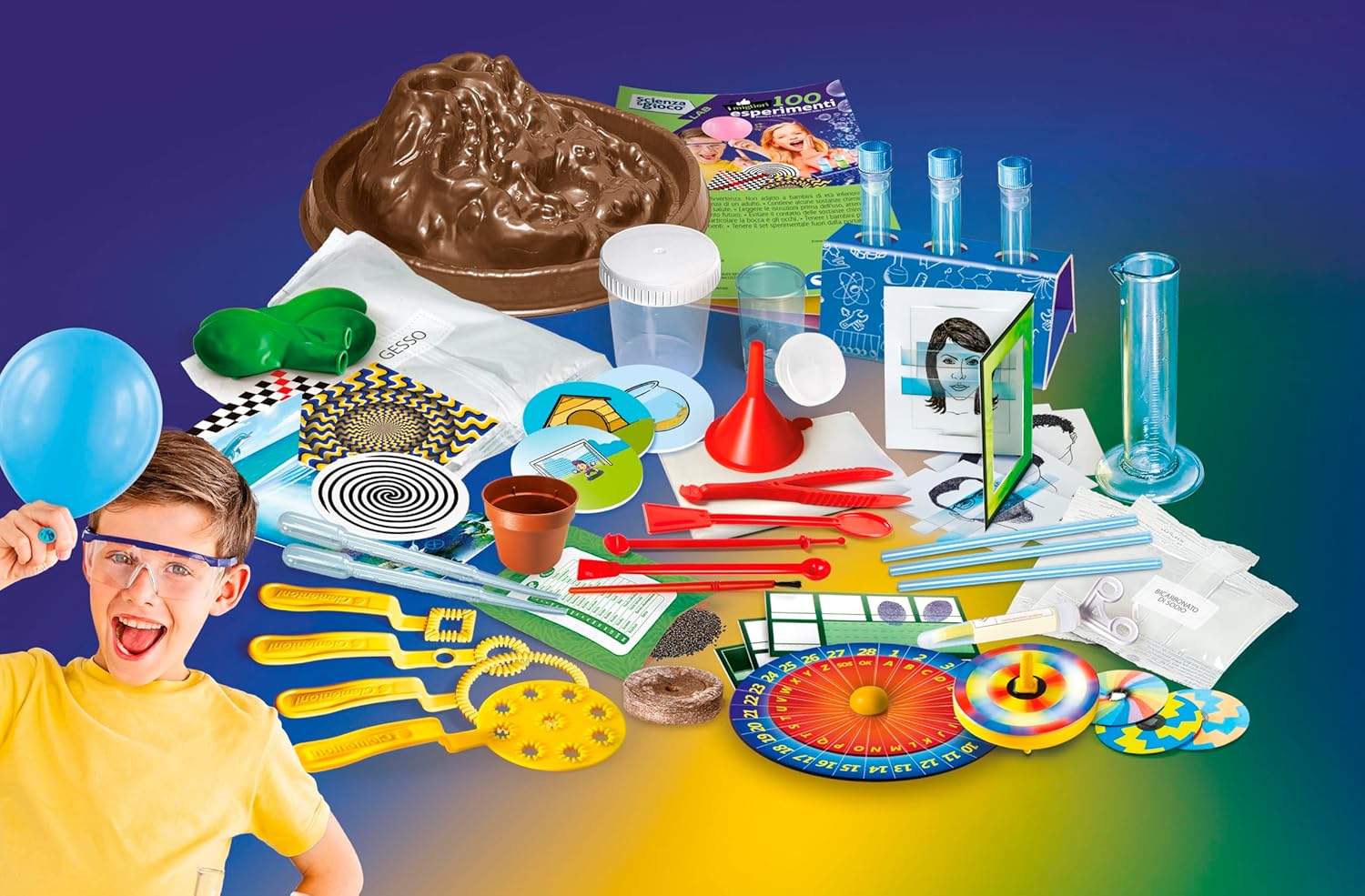 Clementoni Scienza & Gioco Migliori 100 Esperimenti Laboratorio Scientifico