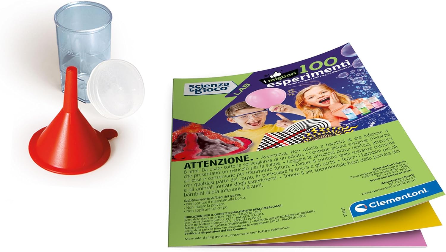 Clementoni Scienza & Gioco Migliori 100 Esperimenti Laboratorio Scientifico