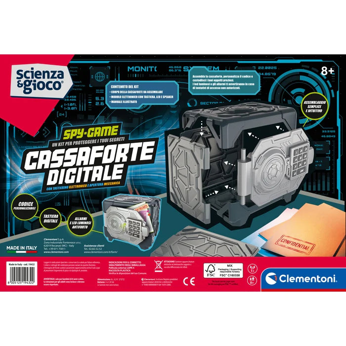 Clementoni Scienza & Gioco  Cassaforte Digitale Spy Game