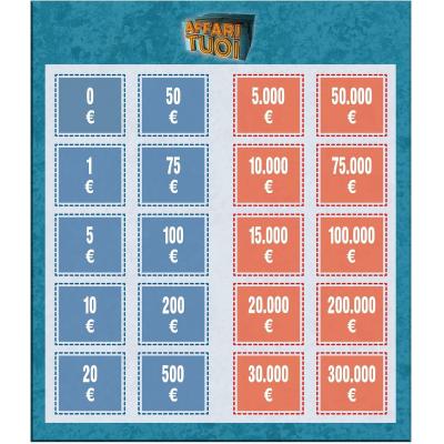 16882 Clementoni Affari Tuoi | Gioco da Tavolo Ispirato al Celebre Show TV