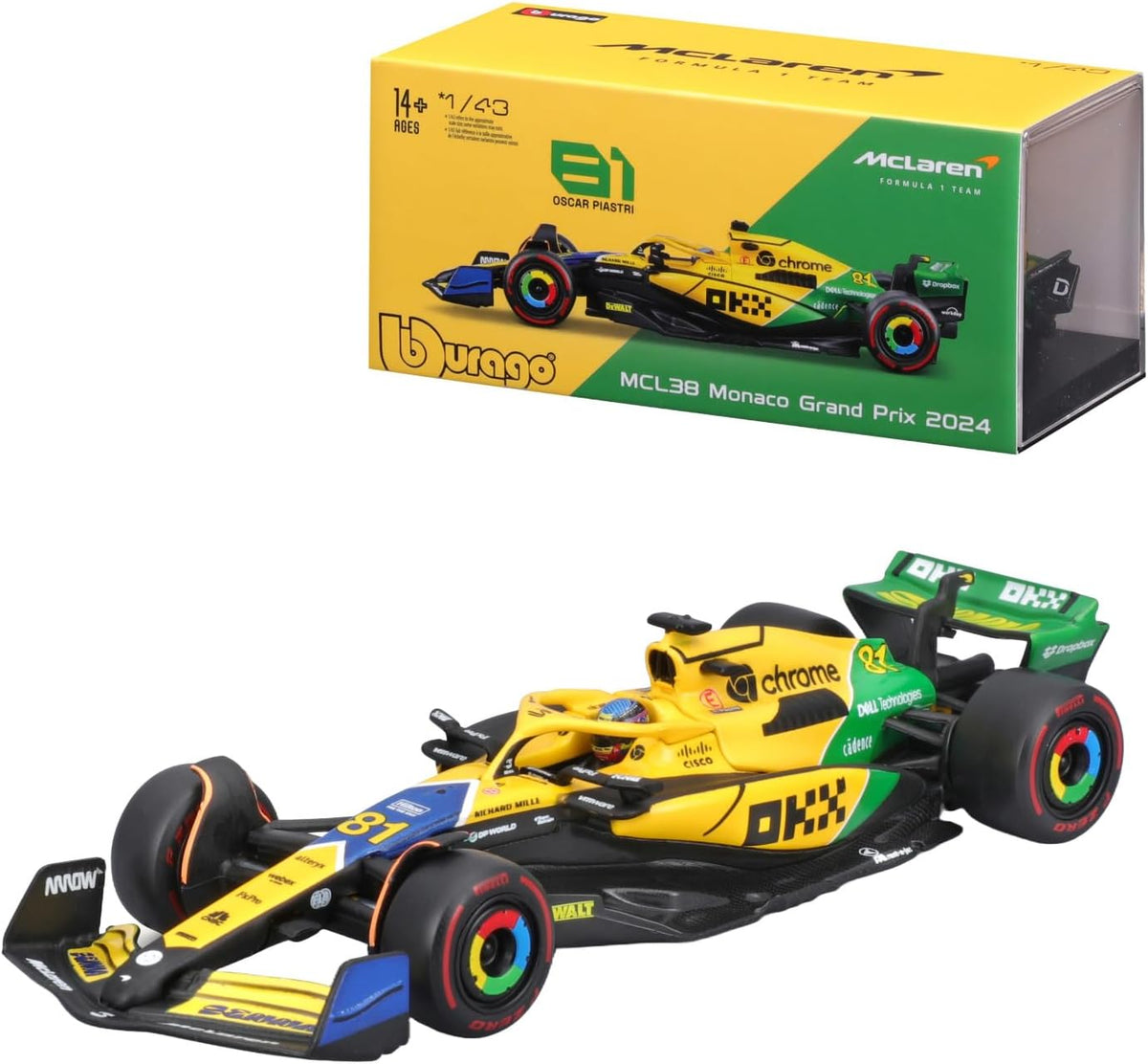 BBurago Ferrari F1-75 Édition spéciale Leclerc 2022 1:24 BBurago Ferrari F1-75 Édition spéciale Leclerc 2022 1:24