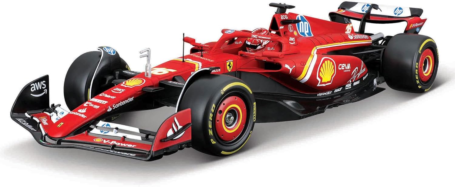 18-26858 Bburago Ferrari F1 Sf-24 MODEL KIT #16 Charls Leclerc 1:24