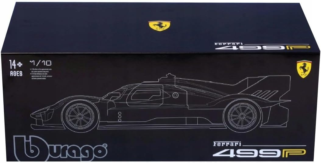 1816312 Bburago Ferrari 499P LHM #50 2024 24H le Mans Champion Version Hard case