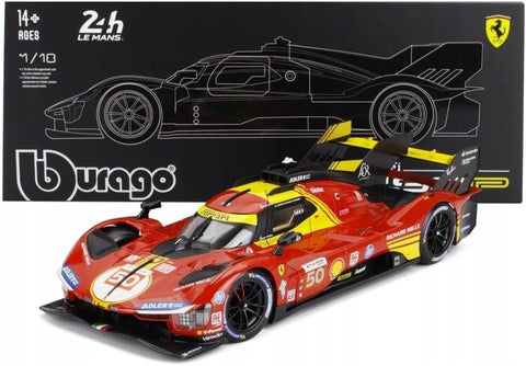 1816312 Bburago Ferrari 499P LHM #50 2024 24H le Mans Champion Version Hard case