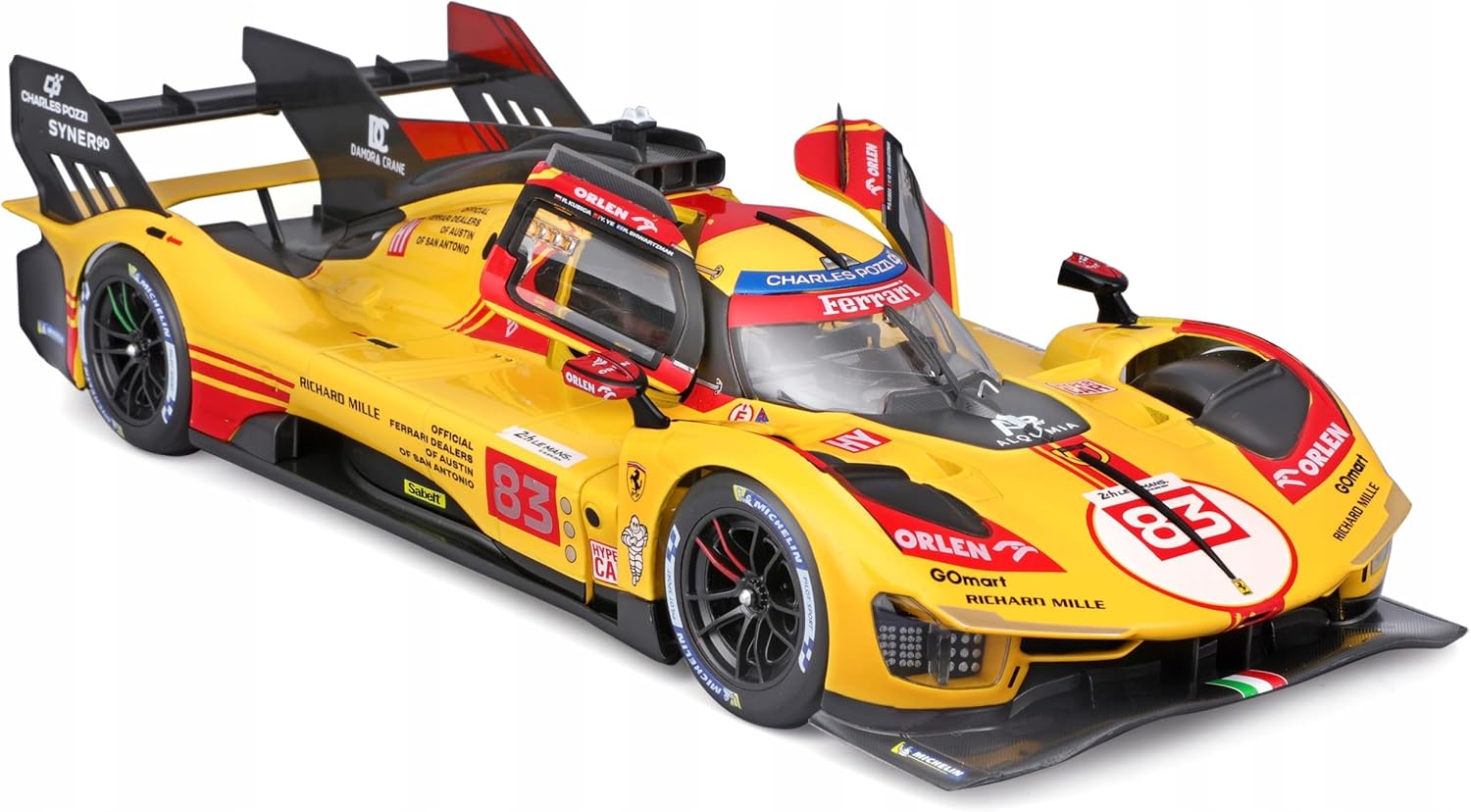 1816313 Bburago Ferrari499P #83 Le Mans 2024 24 H Hard Case